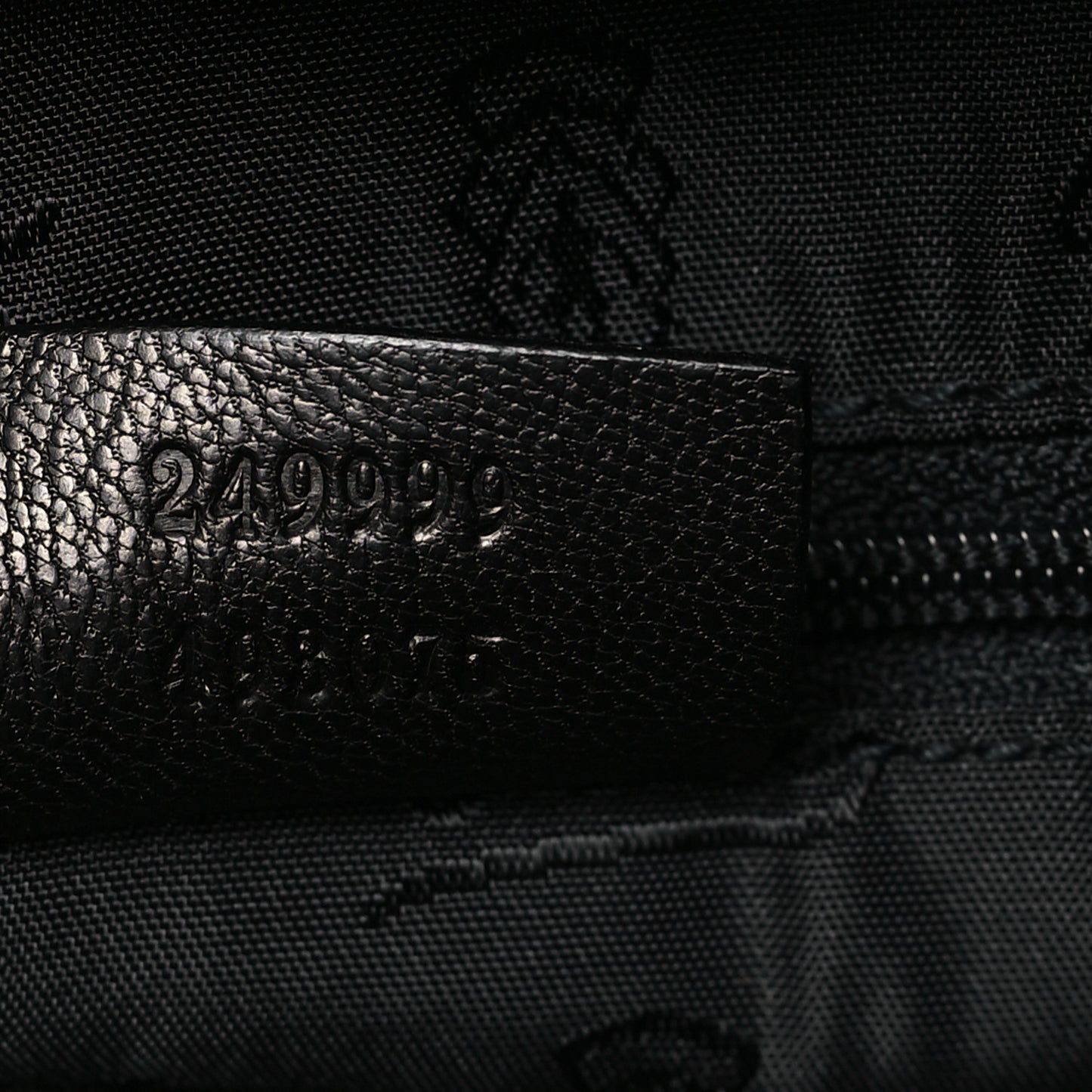 Guccissima Large Full Moon Tote Black