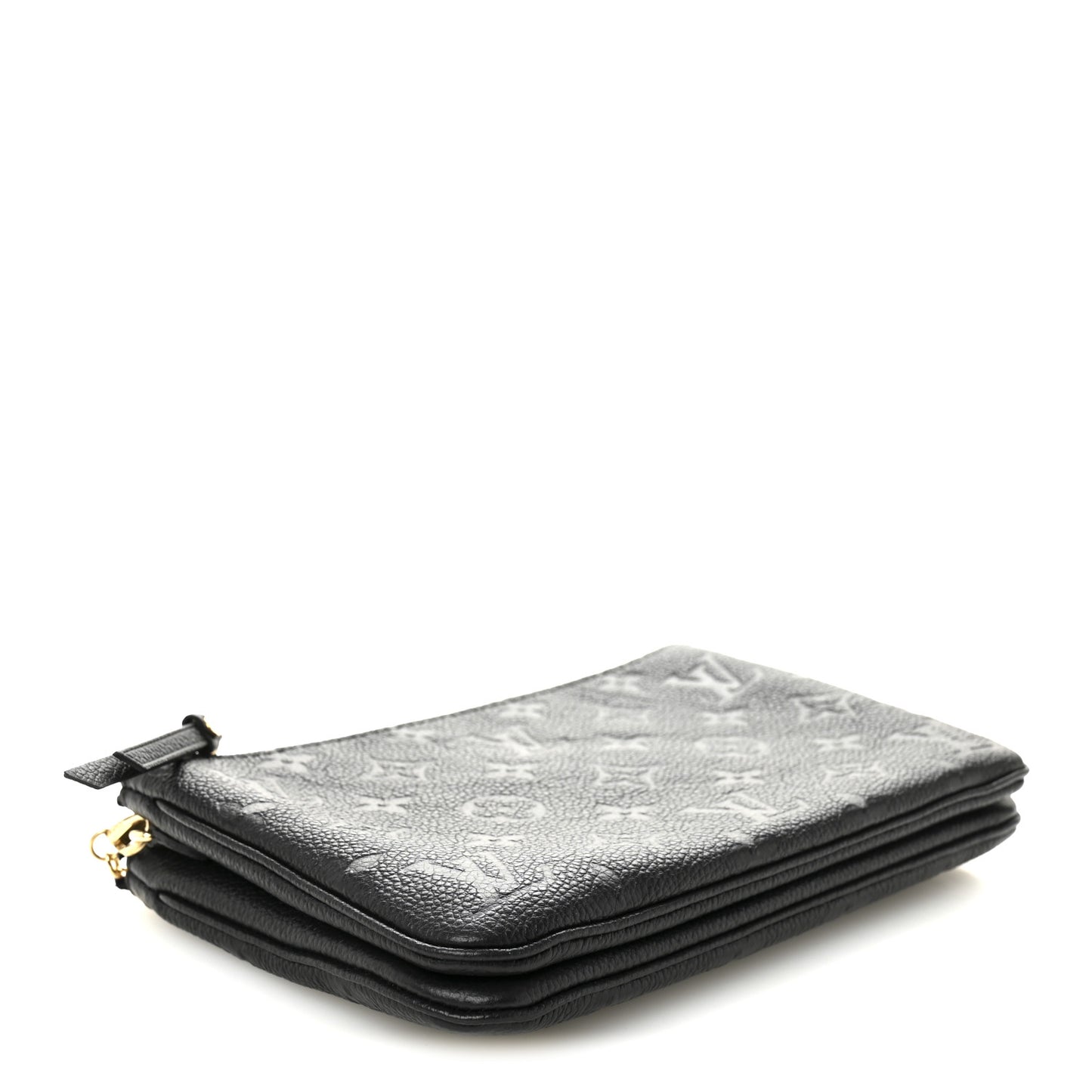Empreinte Double Zip Pochette Black