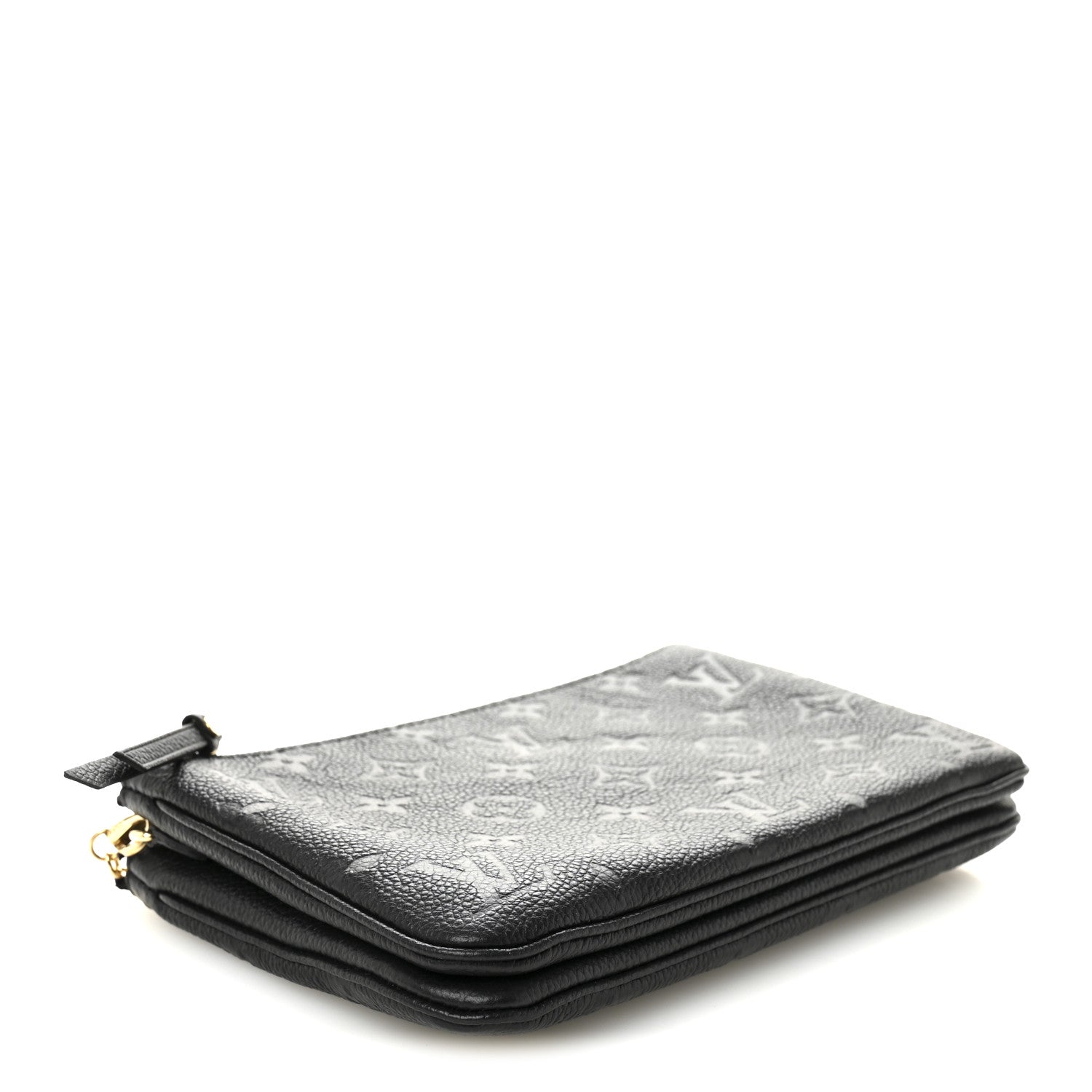 Louis Vuitton Empreinte Double Zip Pochette Black 3 of 10