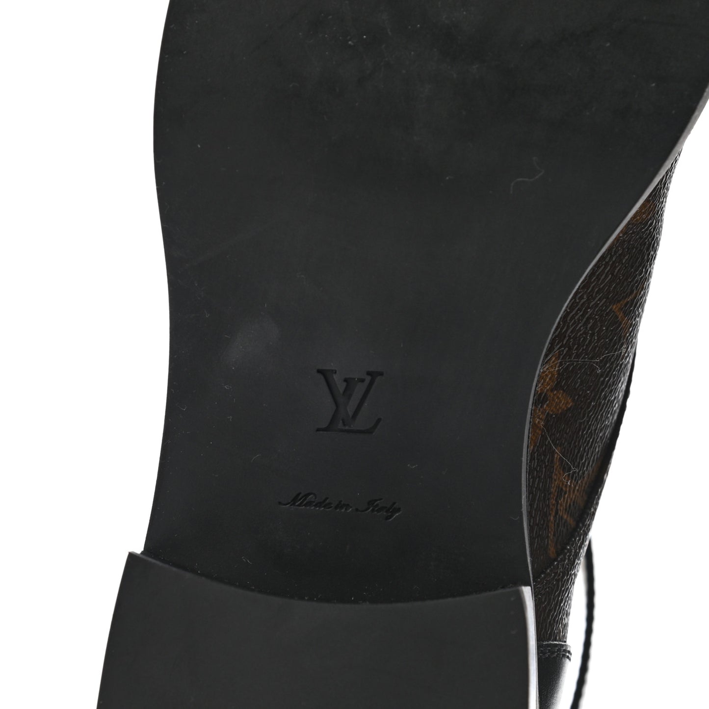 Monogram Calfskin Wonderland Flat Ranger Boots 40 Black