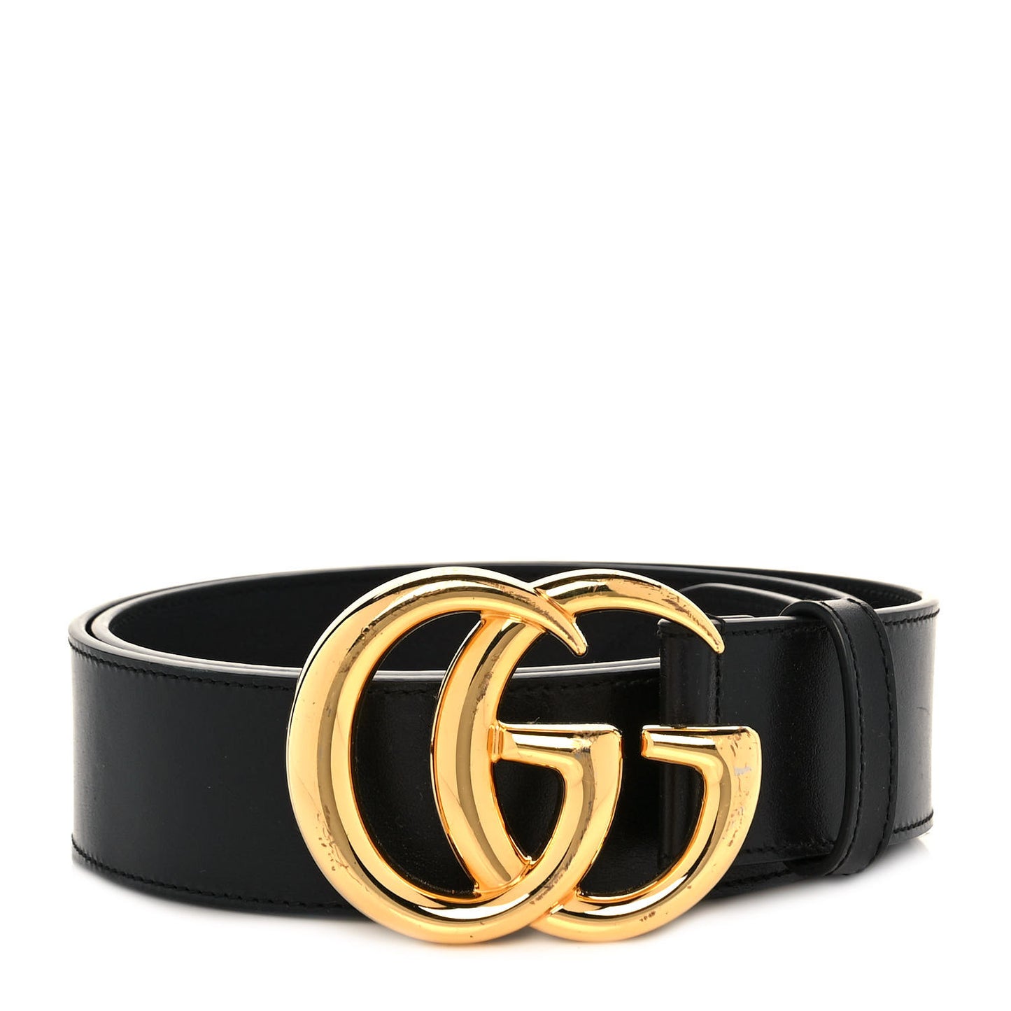 Plutone Calfskin Double G 40mm Belt 90 36 Black