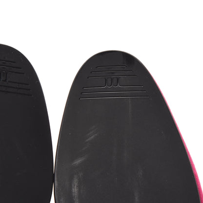 Hermes Suede Goatskin Paris Loafers 37 Rose Fuchsia 10 of 11
