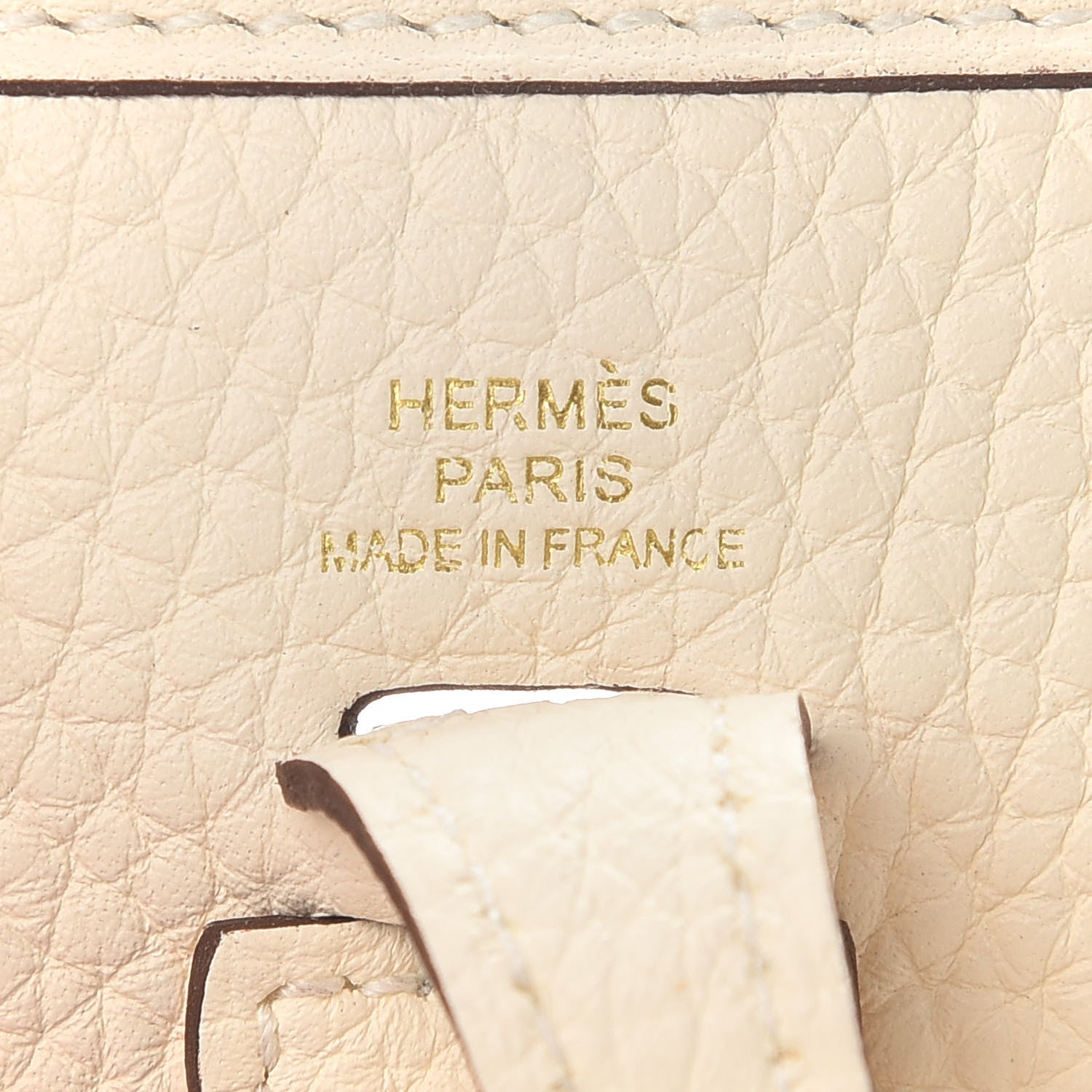 Hermes Taurillon Clemence Amazone Evelyne TPM Nata Craie 5 of 8
