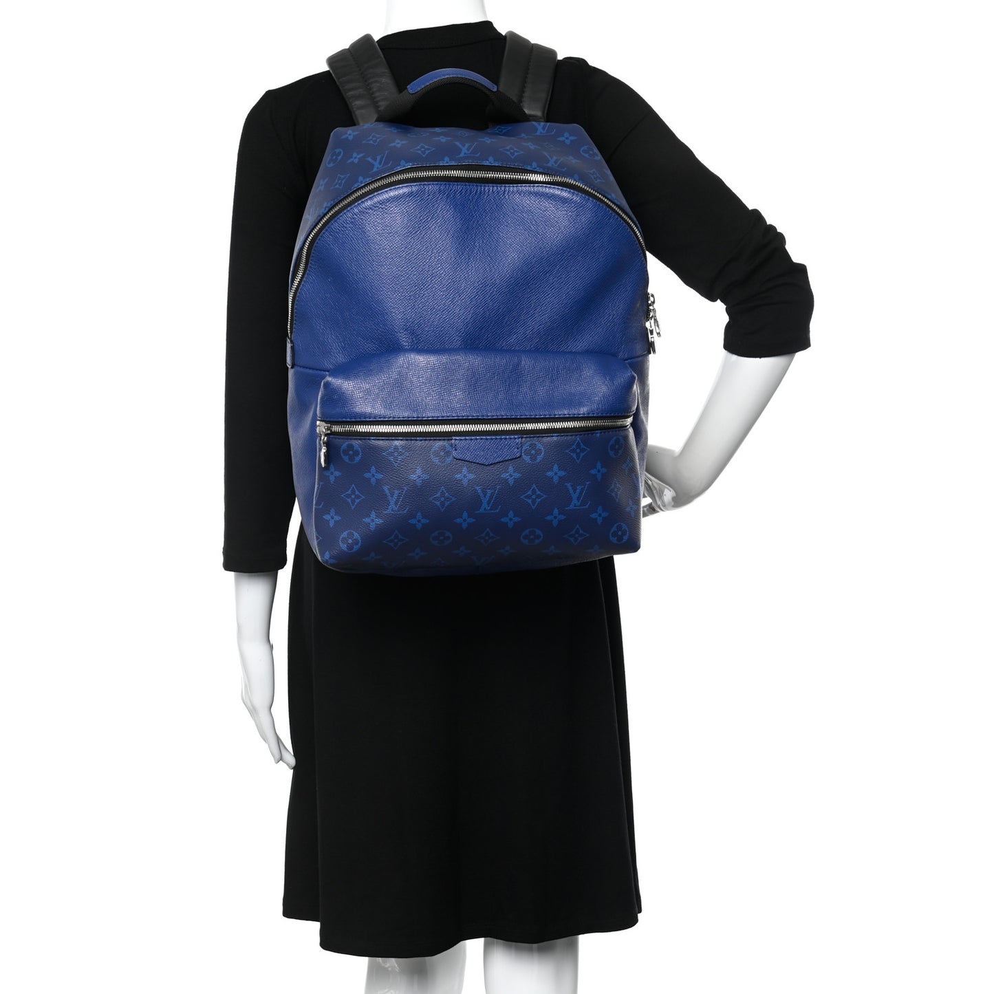 Taiga Monogram Discovery Backpack PM Cobalt