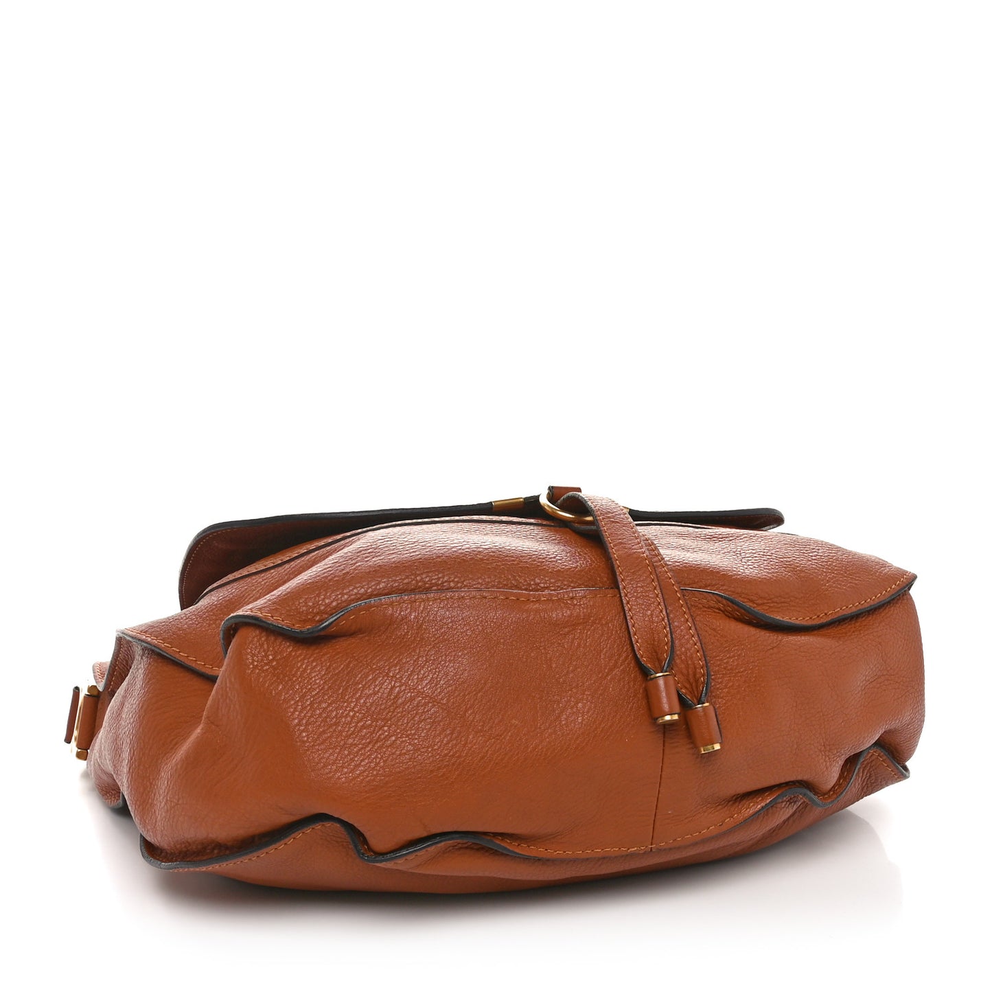 Calfskin Large Marcie Satchel Tan