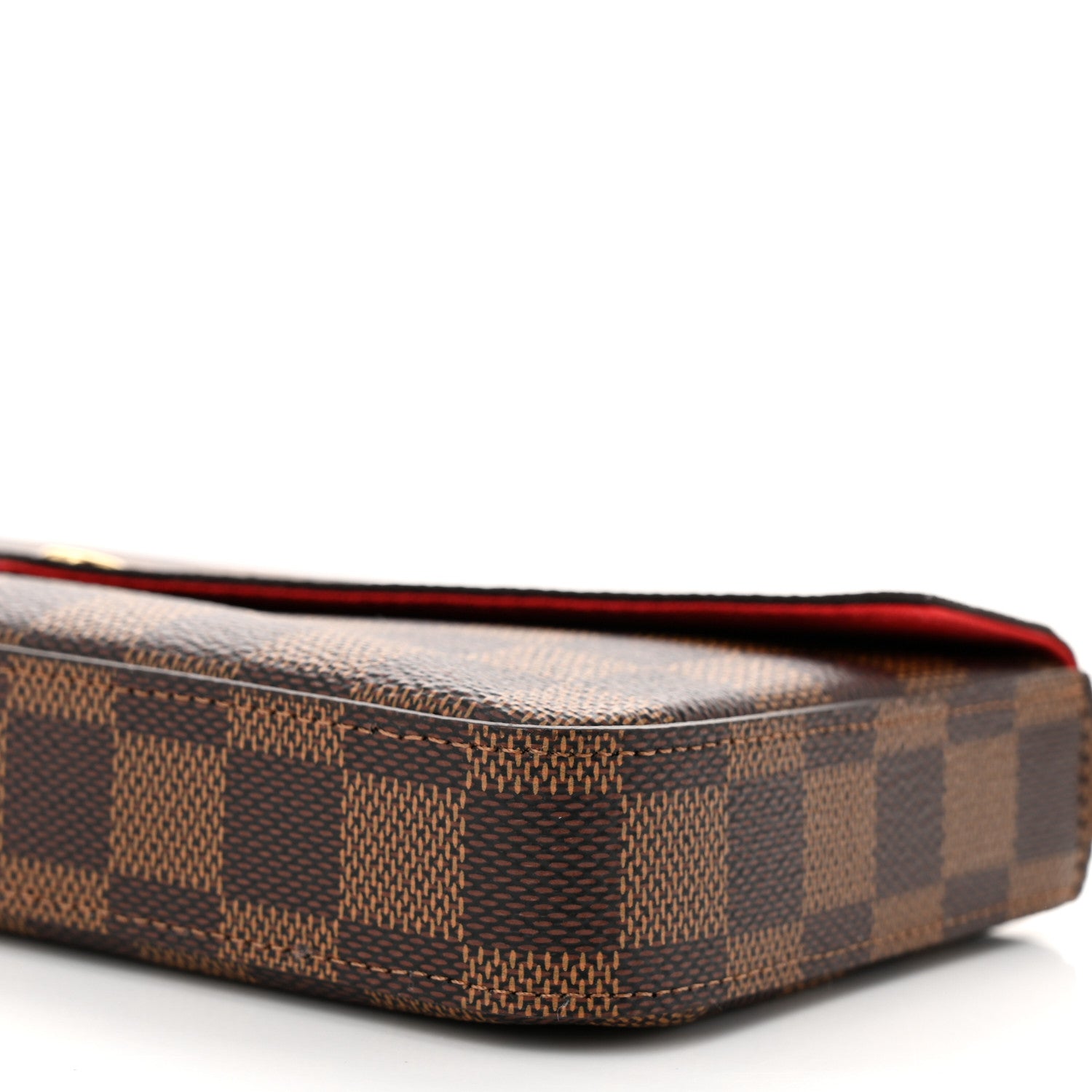 Louis Vuitton Damier Ebene Pochette Felicie Chain Wallet 10 of 10