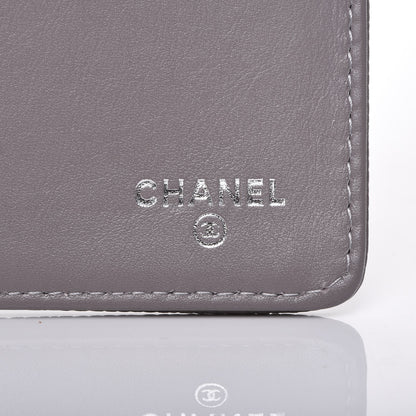 Chanel Caviar Timeless CC Large Flap Wallet Grey 6 of 9
