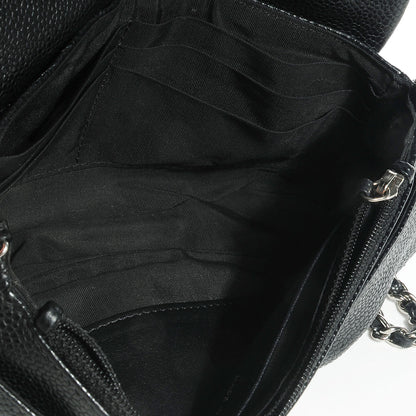 Chanel Caviar Half Moon Wallet On Chain WOC Black 6 of 9