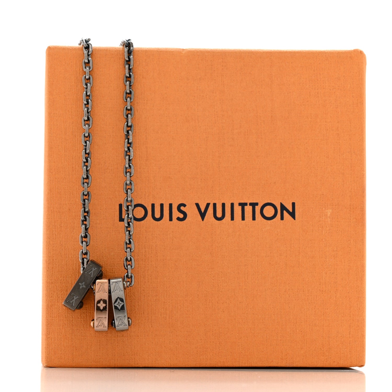 Louis Vuitton Metal Monogram Bold Necklace Multicolor 6 of 6