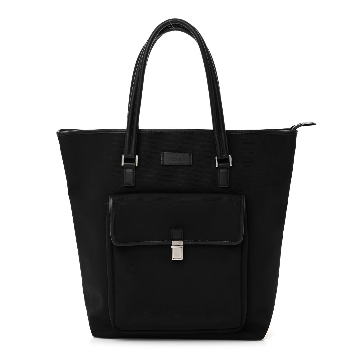 Gucci Canvas Vertical Tote Black 1 of 12
