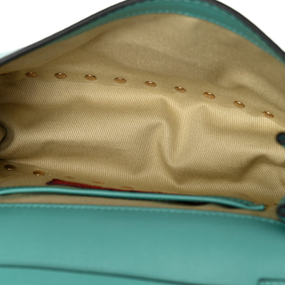 Valentino Garavani Vitello Small Rockstud Flap Saddle Bag Colibri 5 of 9