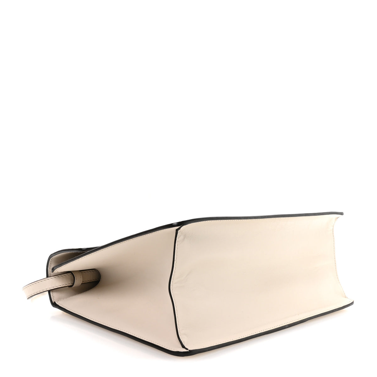 Calfskin Web Medium Sylvie Top Handle Bag White