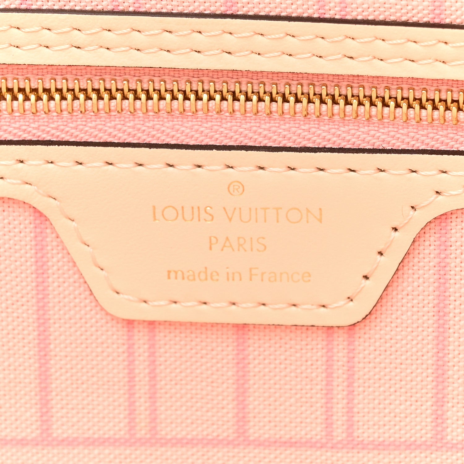 Louis Vuitton Damier Azur Braided Neverfull MM Pink 8 of 16