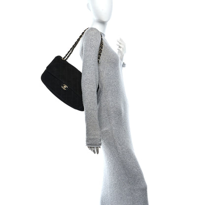 Chanel Suede Calfskin Small Souplissimo Maxi Flap Black 4 of 21
