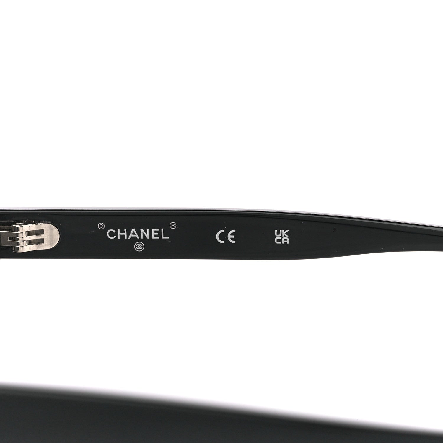 Chanel Acetate Shield 71540 Sunglasses Black 6 of 8