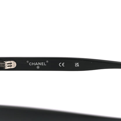 Chanel Acetate Shield 71540 Sunglasses Black 6 of 8