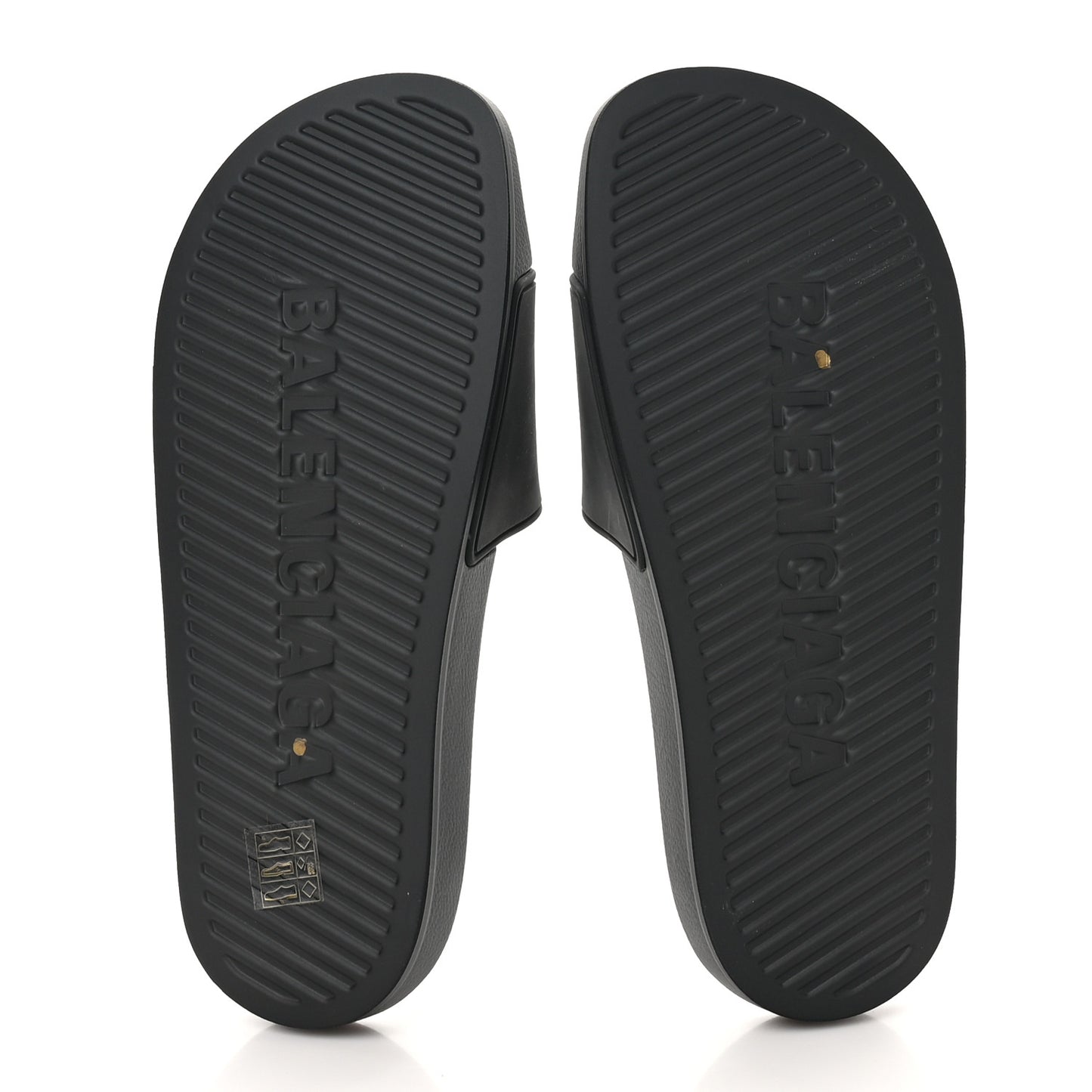 Rubber New York Womens New York Pool Slide Sandals 37 Black