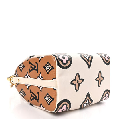 Louis Vuitton Monogram Giant Wild At Heart Speedy Bandouliere 25 Creme 4 of 11