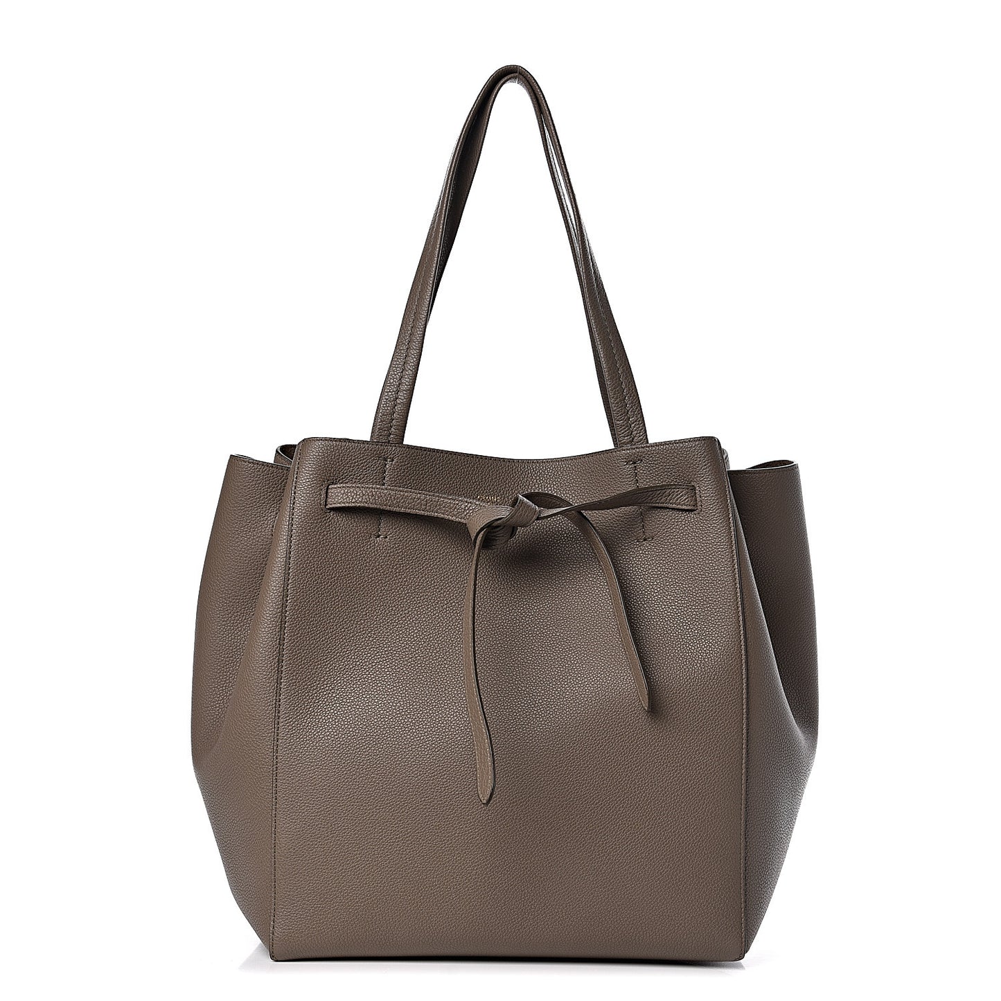 Soft Grained Calfskin Small Belt Cabas Phantom Taupe