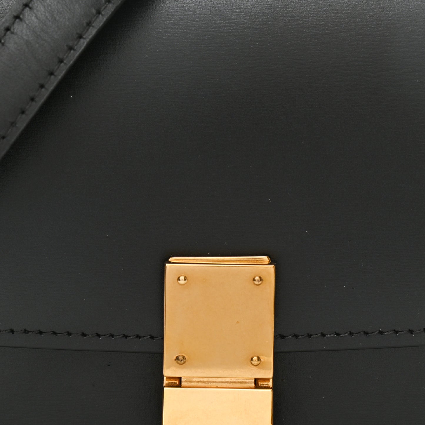 Box Calfskin Small Classic Box Flap Bag Black