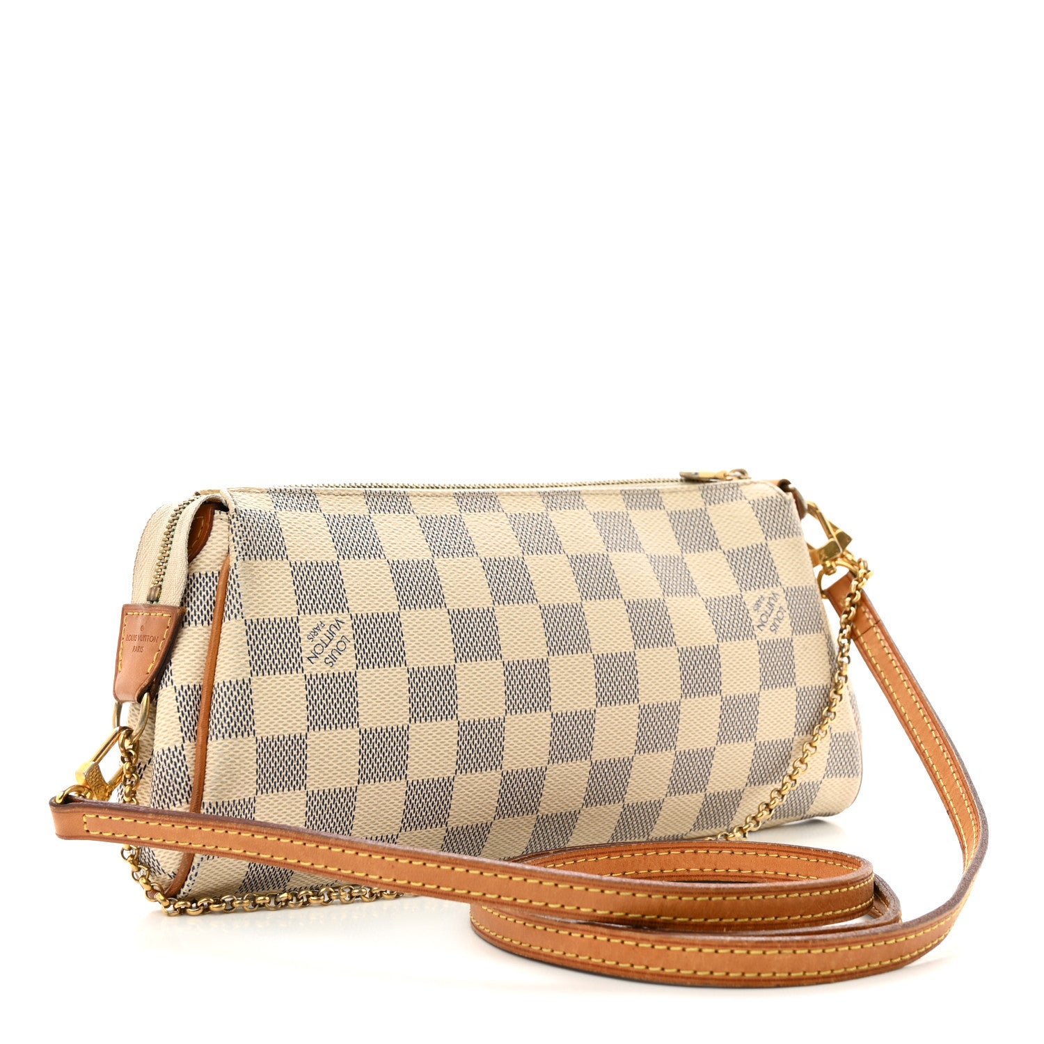 Louis Vuitton Damier Azur Eva Clutch 3 of 14
