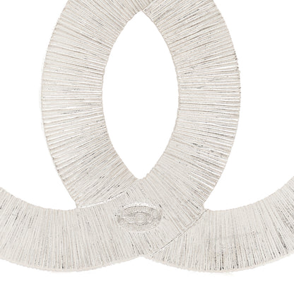 Chanel Baguette Crystal CC Brooch Silver 3 of 3