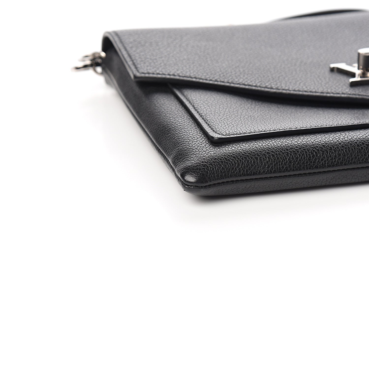 Louis Vuitton Soft Calfskin My Lockme Pochette Black 7 of 10