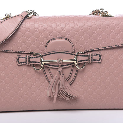 Gucci Microguccissima Medium Emily Chain Shoulder Bag Soft Pink 11 of 12