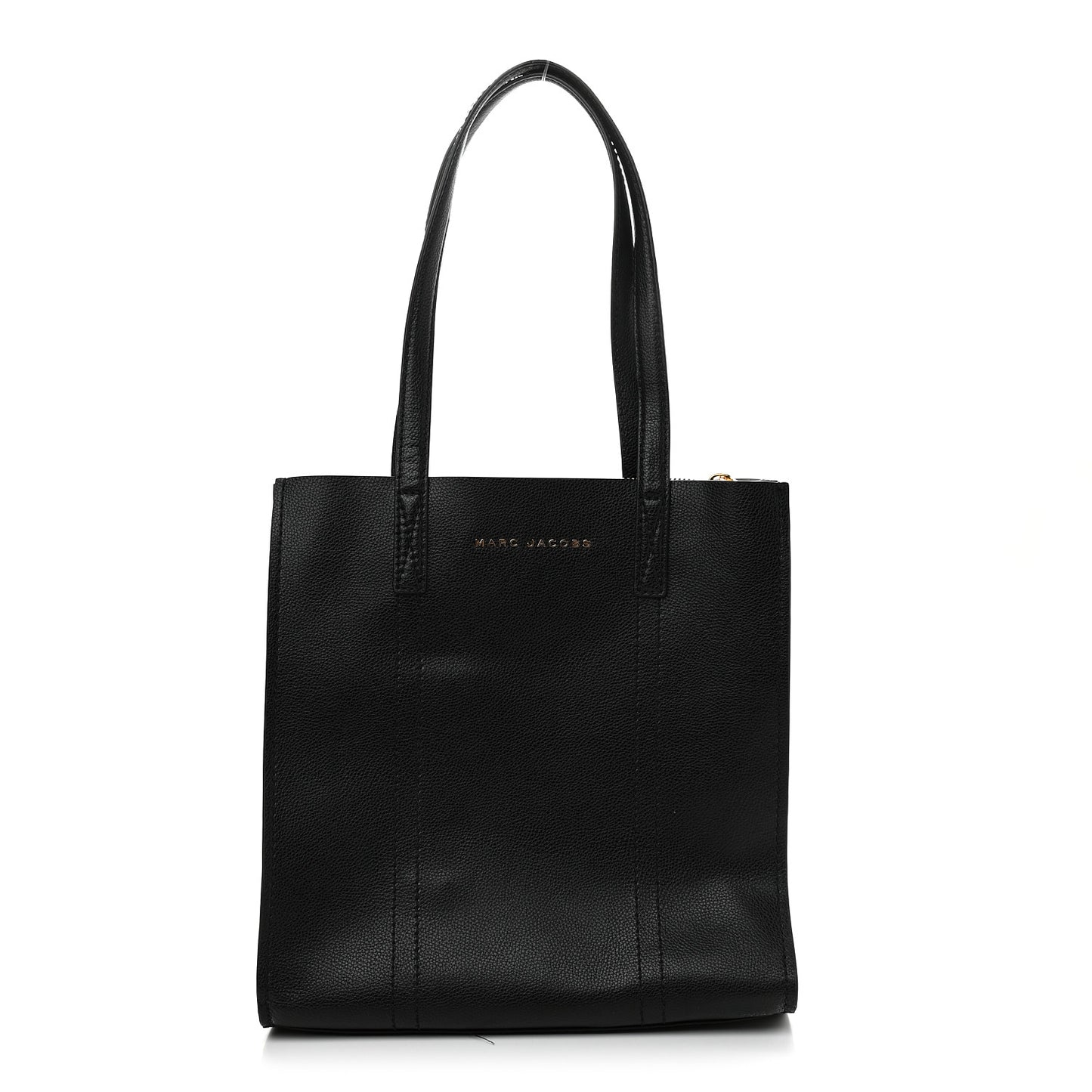 Grained Calfskin The Tag Tote Black