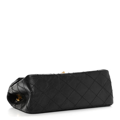 Chanel Aged Calfskin Quilted 2.55 Reissue Mini Flap Black 4 of 11