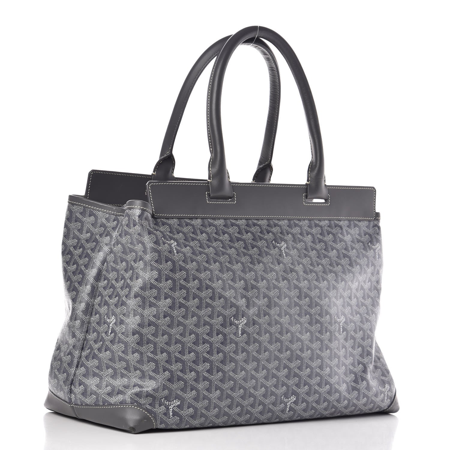 Goyard Goyardine Bellechasse GM Tote Grey 3 of 12