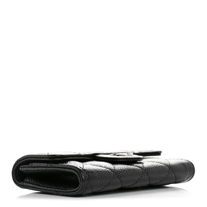 Chanel Caviar Quilted Flap Card Holder Wallet Black 4 of 8