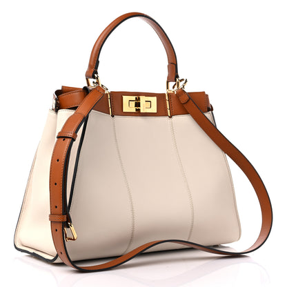 Fendi Lambskin Medium Peekaboo Iconic Satchel 3 of 11