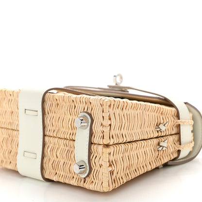 Hermes Wicker Swift Picnic Mini Kelly 20 Naturel Mushroom 9 of 10