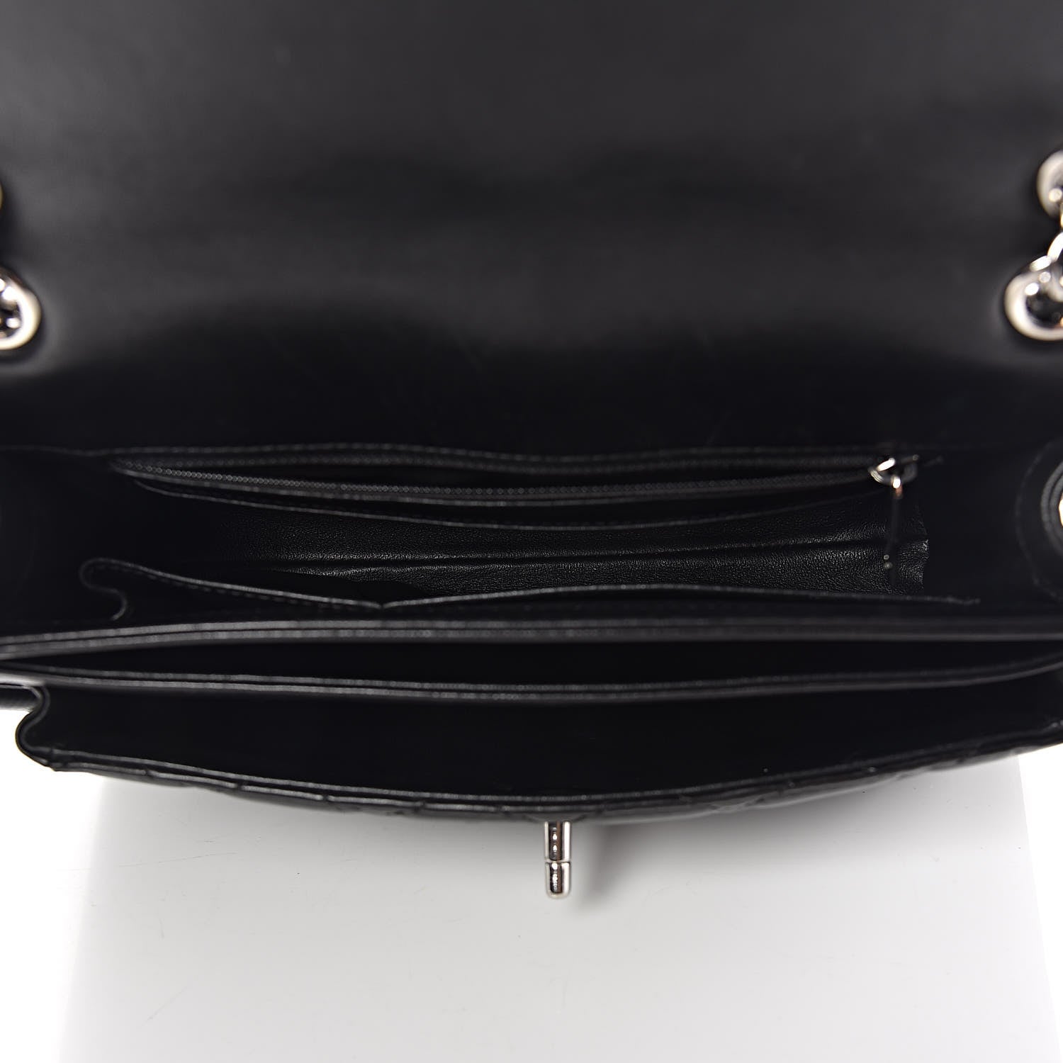 Chanel Lambskin Quilted Large Geometric Flap Black 6 of 17