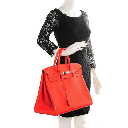 Hermes Togo Birkin 40 Capucine 2 of 29