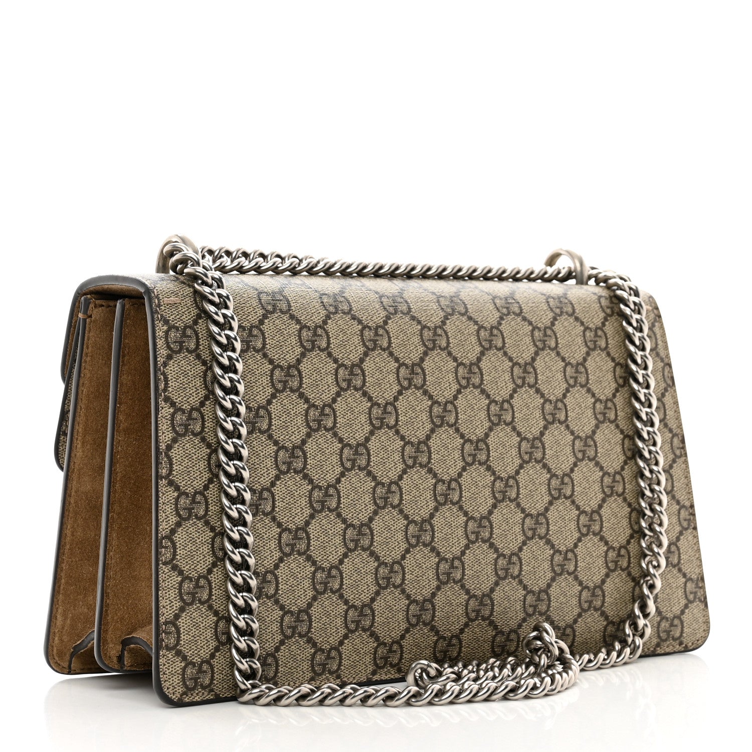 Gucci GG Supreme Monogram Small Dionysus Shoulder Bag Taupe 3 of 11