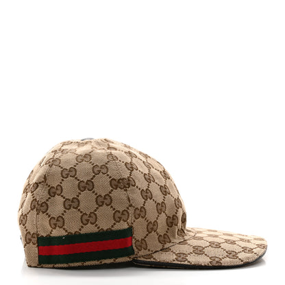 Gucci Monogram Web Baseball Hat M Beige Cocoa 5 of 9