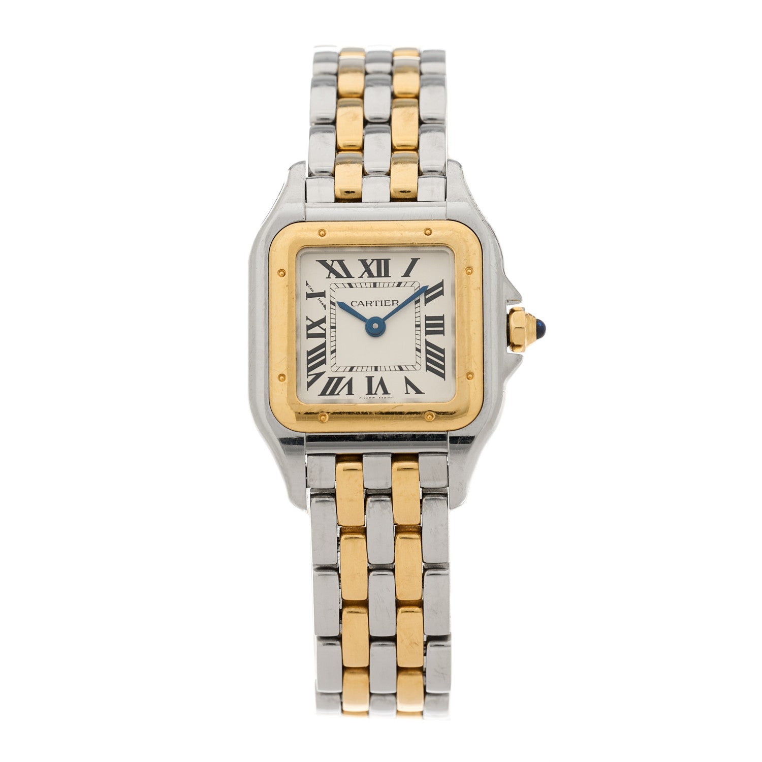 Cartier Stainless Steel 18K Yellow Gold 22mm Panthere Quartz Watch 1 of 5