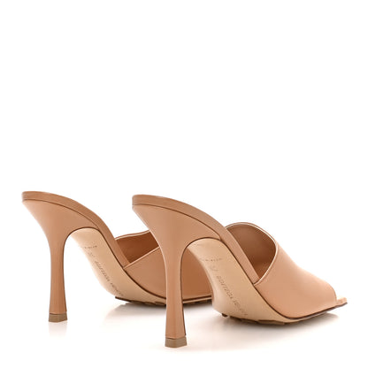 Bottega Veneta Lambskin Stretch Lounge Kid Mule Sandals 39 Saddle 5 of 8