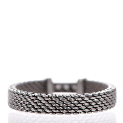 Tiffany Sterling Silver Diamond Narrow Somerset Ring 52 6 5 of 5