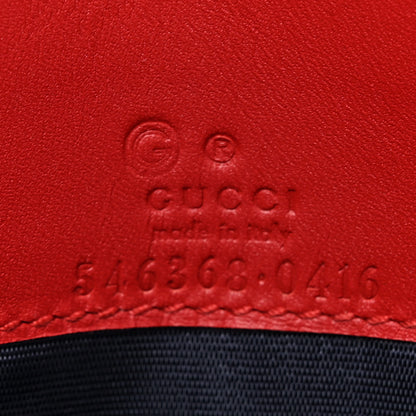 Gucci GG Supreme Monogram Blooms Chain Wallet Blue 6 of 17