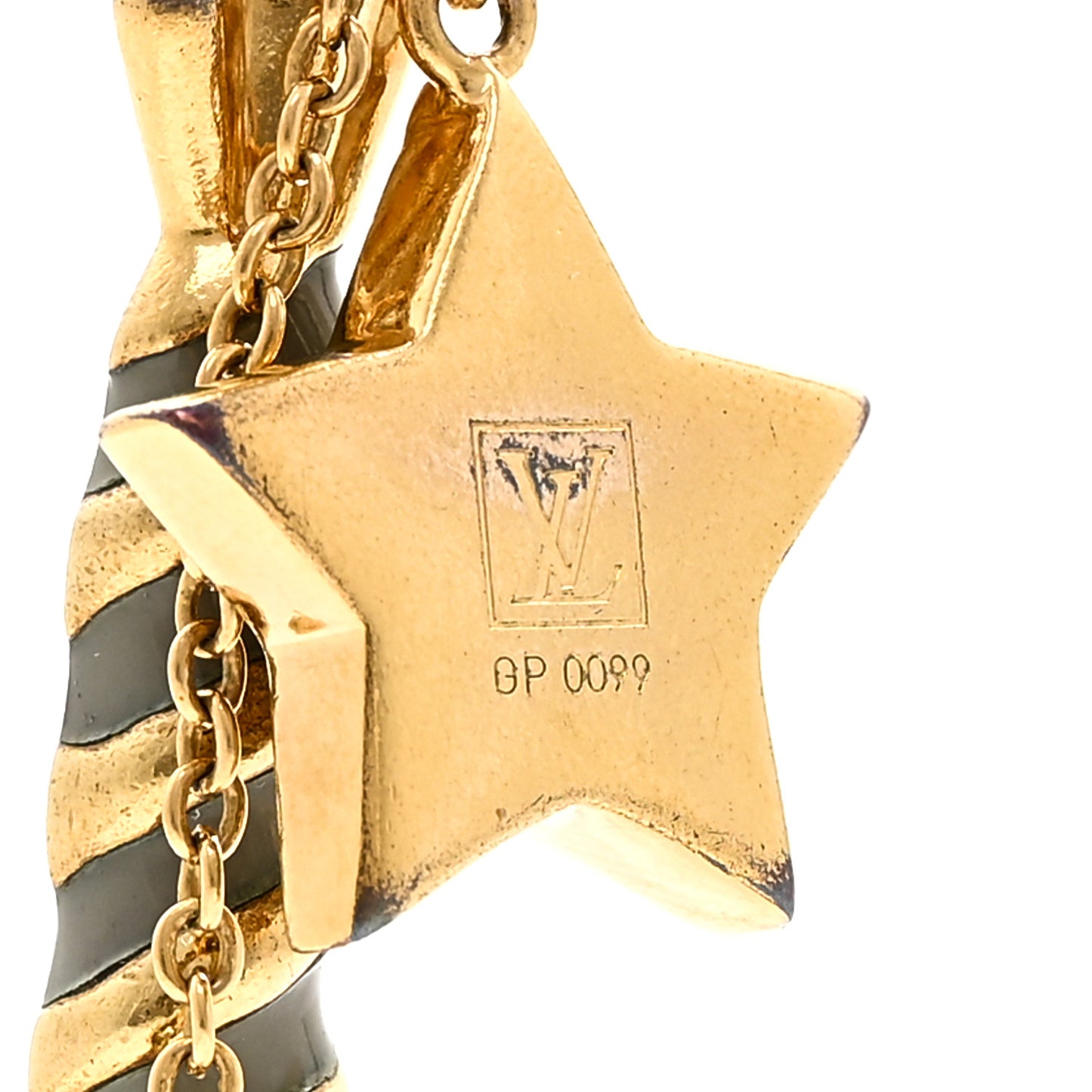 Crystal Enamel Candy Star Charm Necklace Gold Multicolor