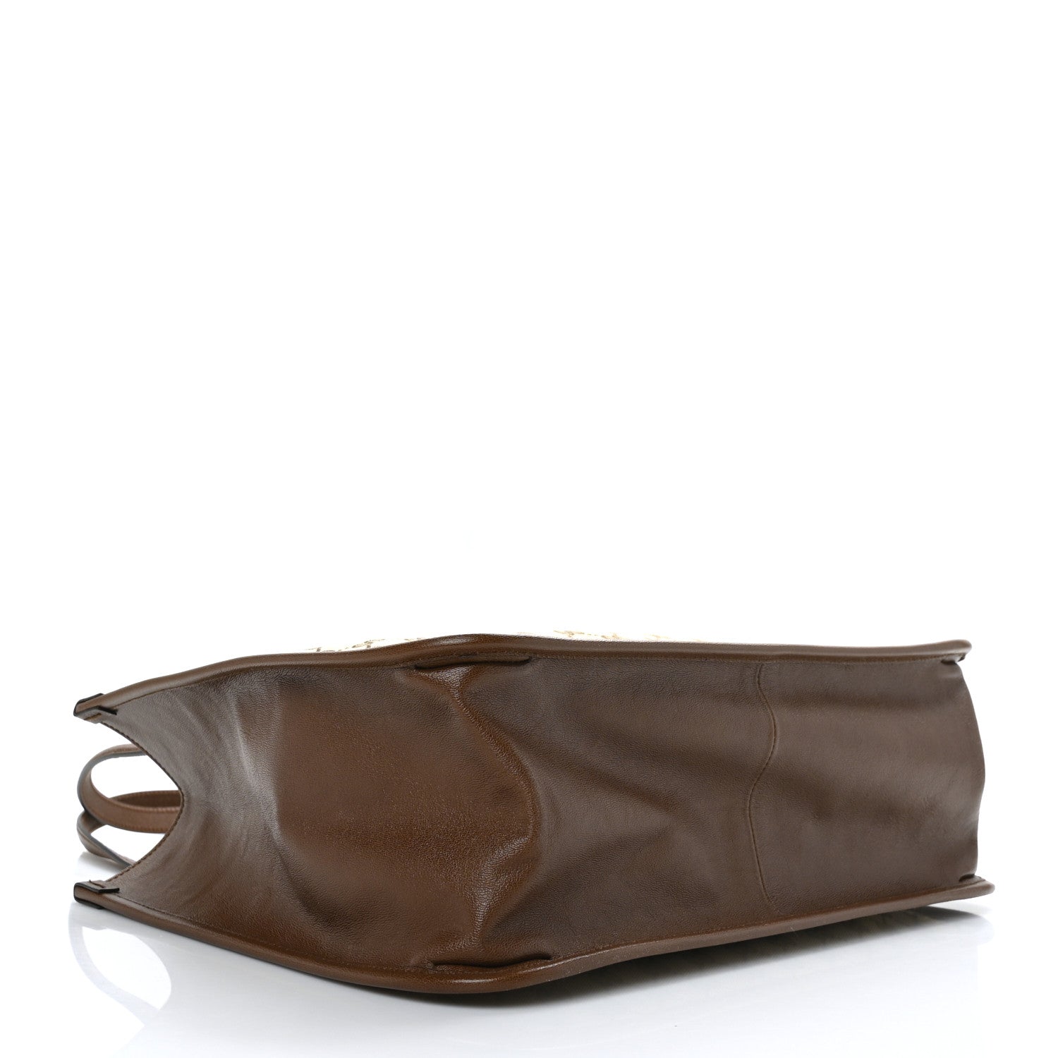 Gucci Monogram Horsebit 1955 Tote Bag Beige Brown Sugar 4 of 9