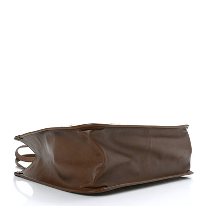 Gucci Monogram Horsebit 1955 Tote Bag Beige Brown Sugar 4 of 9