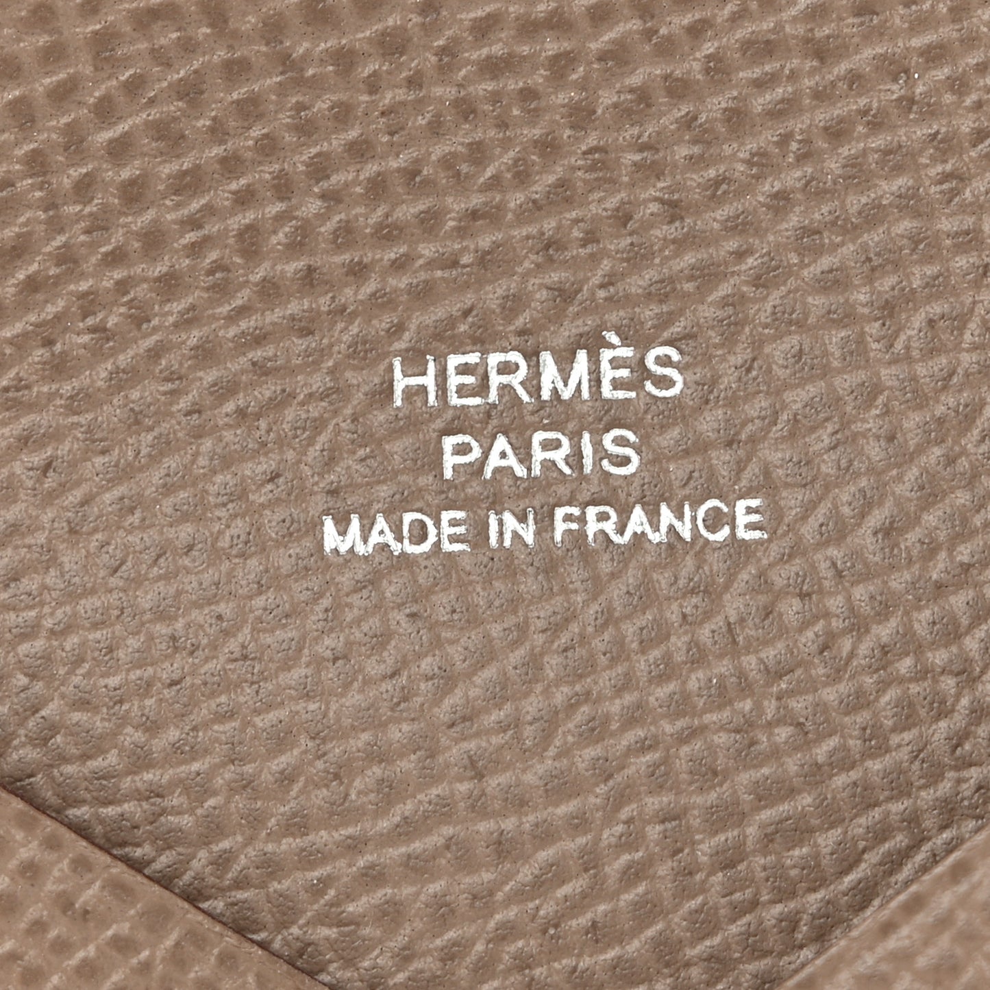 Epsom Calvi Card Case Etoupe