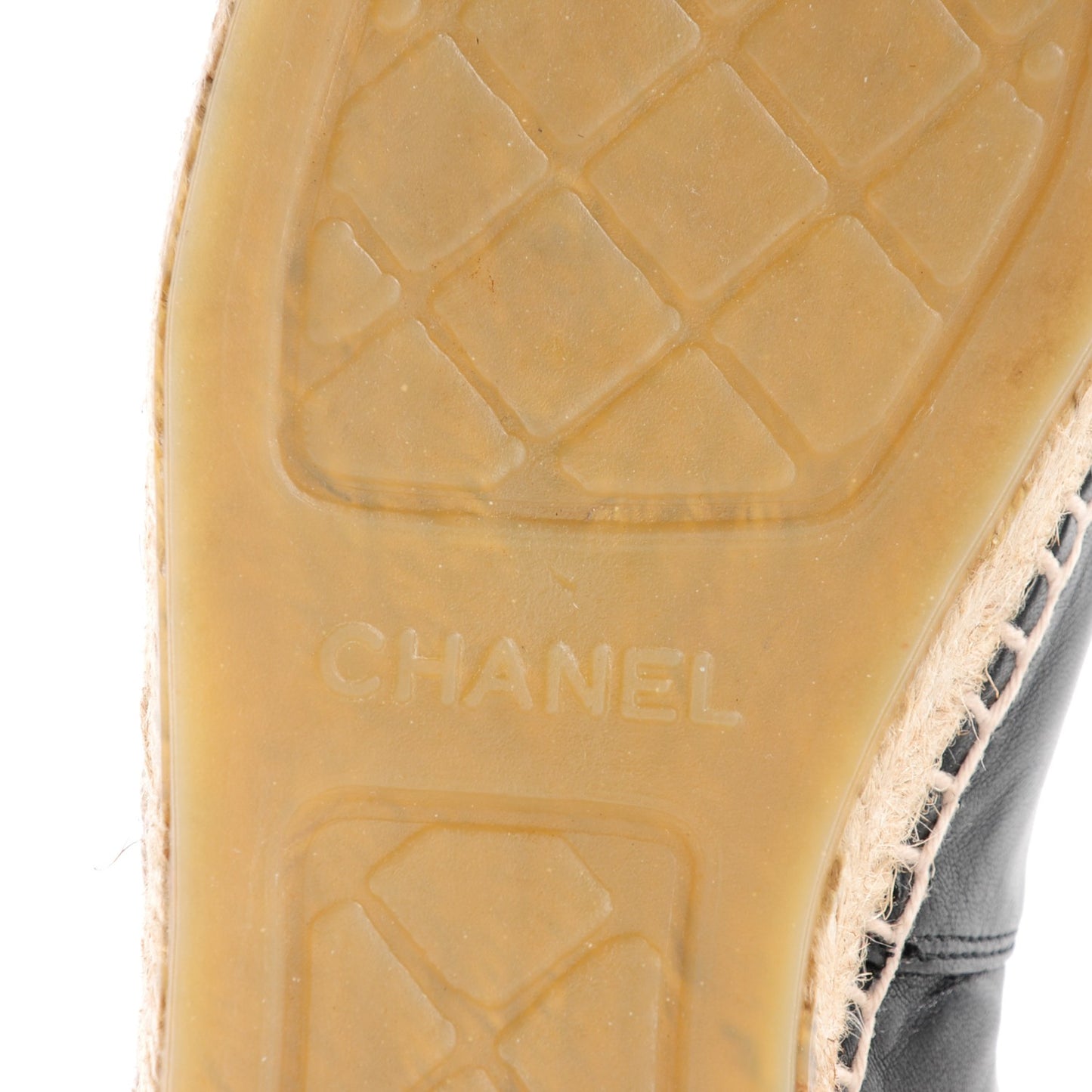 Lambskin CC Espadrilles 39 Black