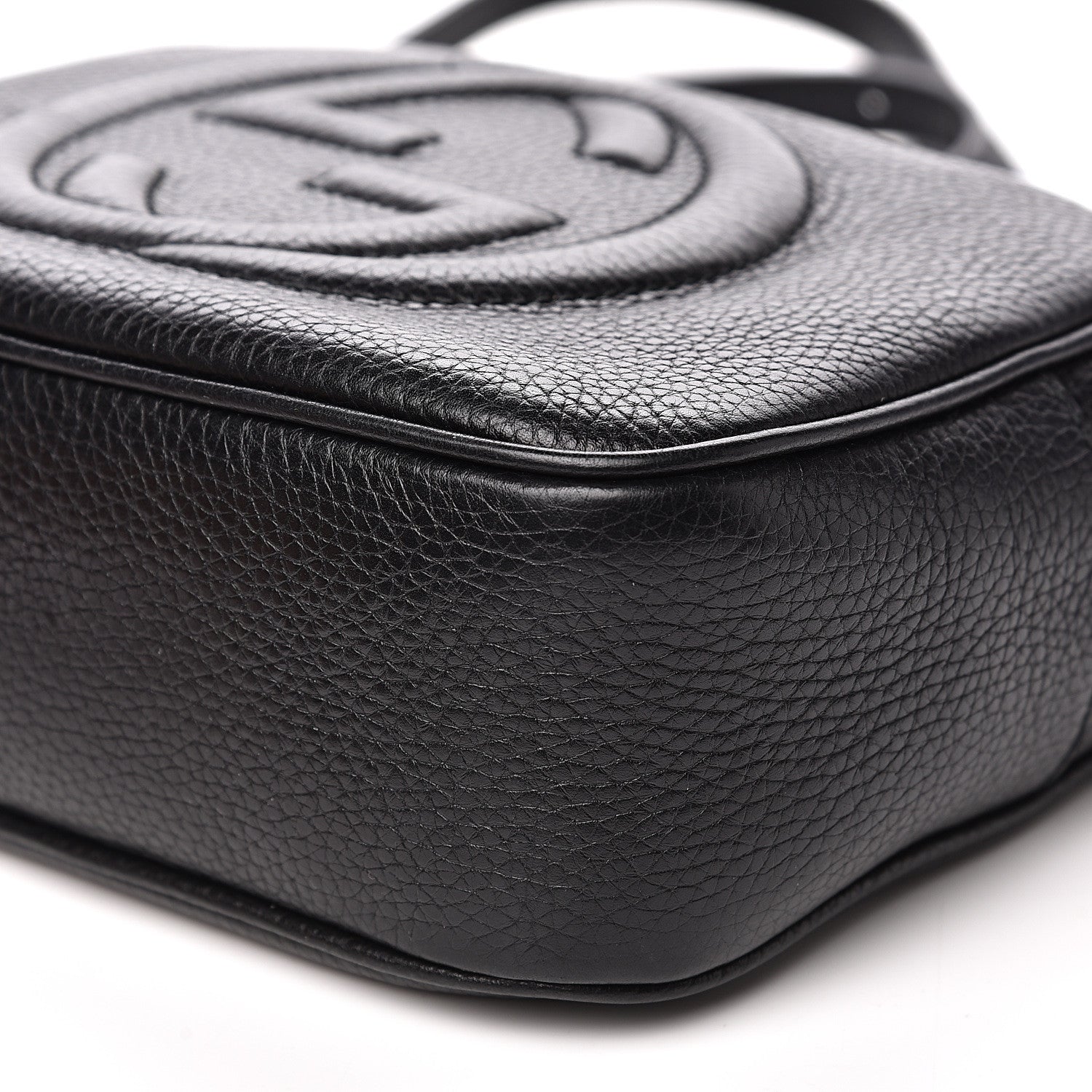 Gucci Pebbled Calfskin Small Soho Disco Bag Black 7 of 13
