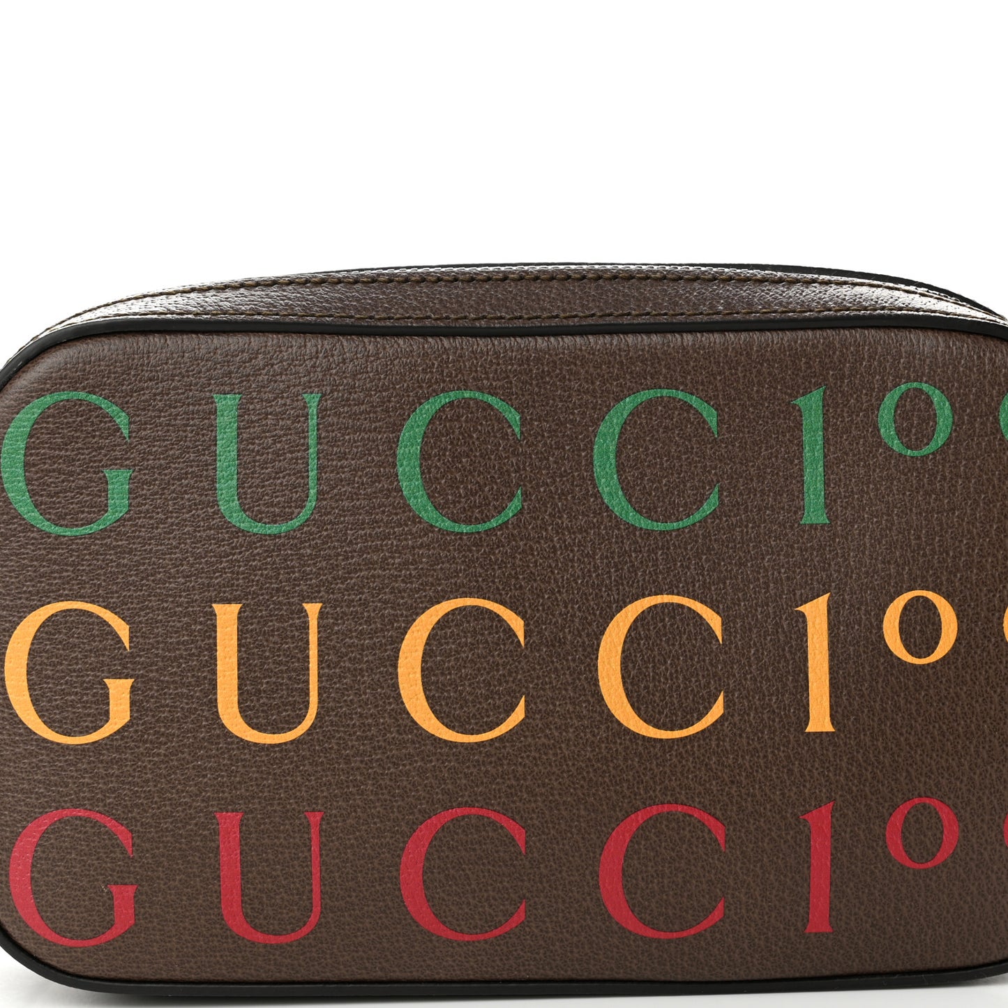 Textured Dollar Calfskin Gucci 100 Aria Belt Bag 80 32 New Acero Multicolor