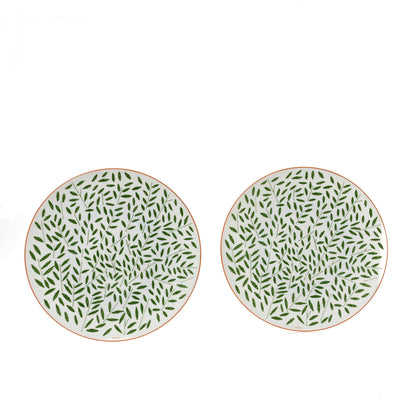 Hermes Porcelain A Walk In The Garden Dinner Plate Set of 2 1 of 5
